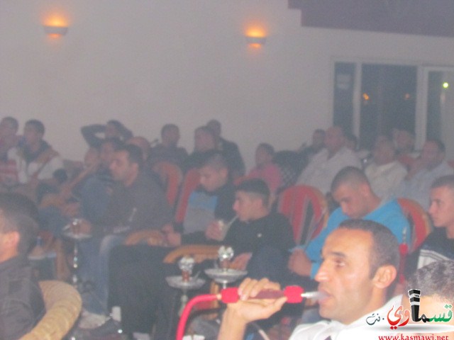 اجواء المقاهي اثناء مباراة الريال والبرشا